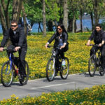 Oaza za bicikliste na Adi Ciganliji