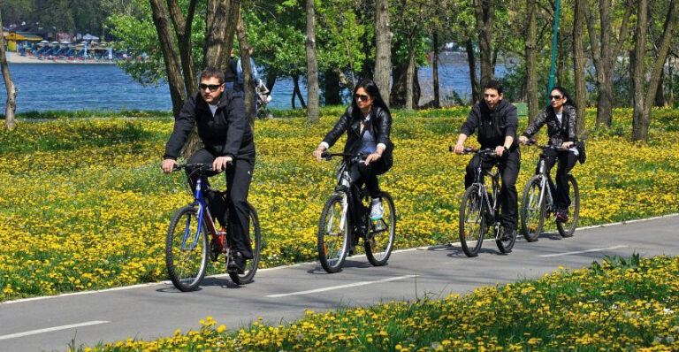 Oaza za bicikliste na Adi Ciganliji